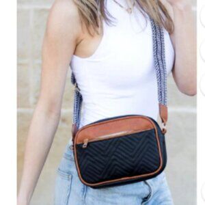Everly Vegan Leather Camera Crossbody